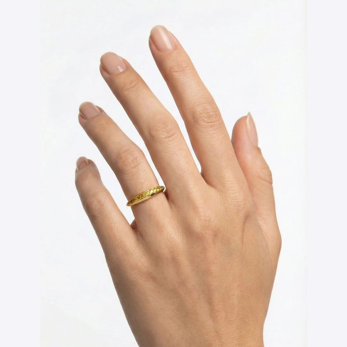 Yellow Moon Ring