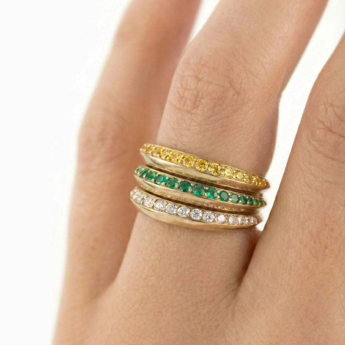 White Moon Ring