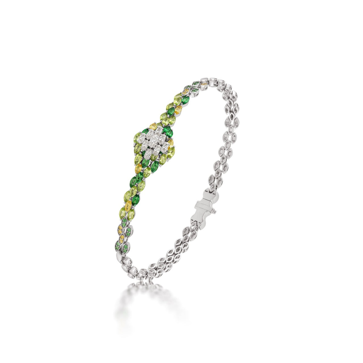 Entwine Green Bracelet