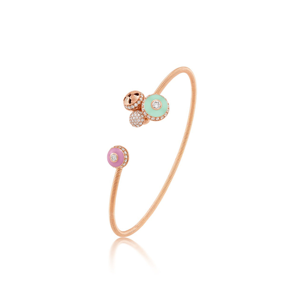 Poetry in Motion Stackable Cluster Bangle