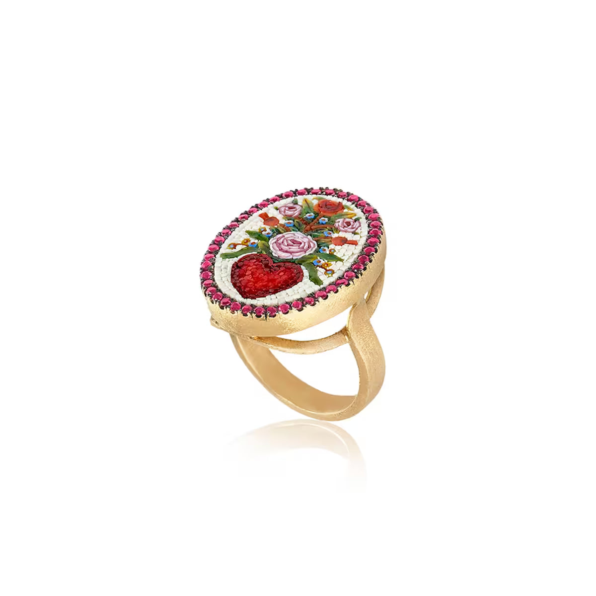 FlowerHeart Ring