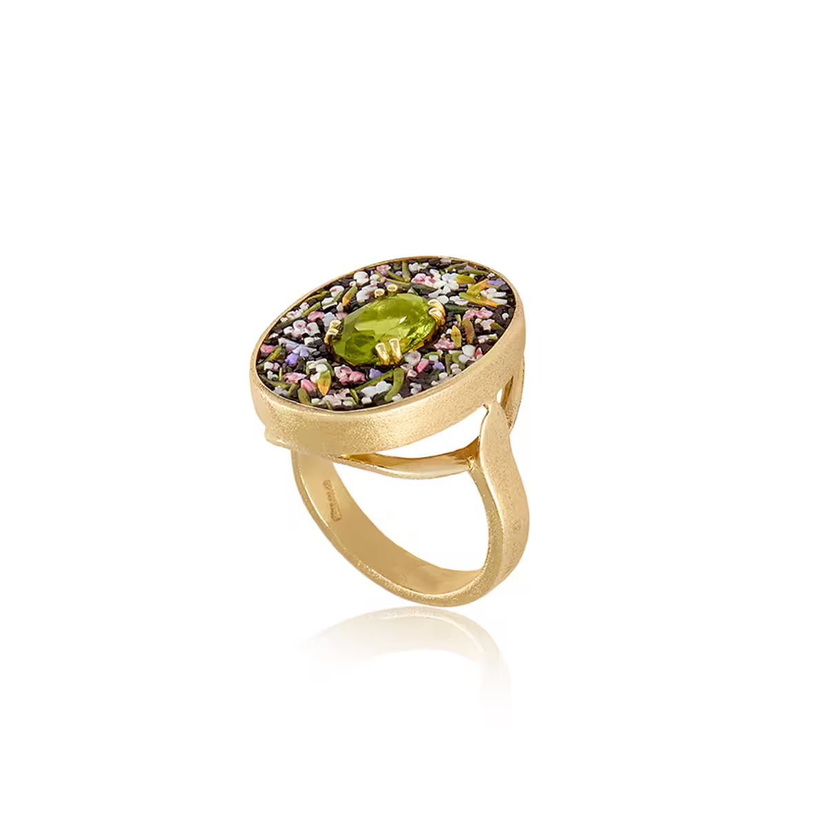 White Garland Ring