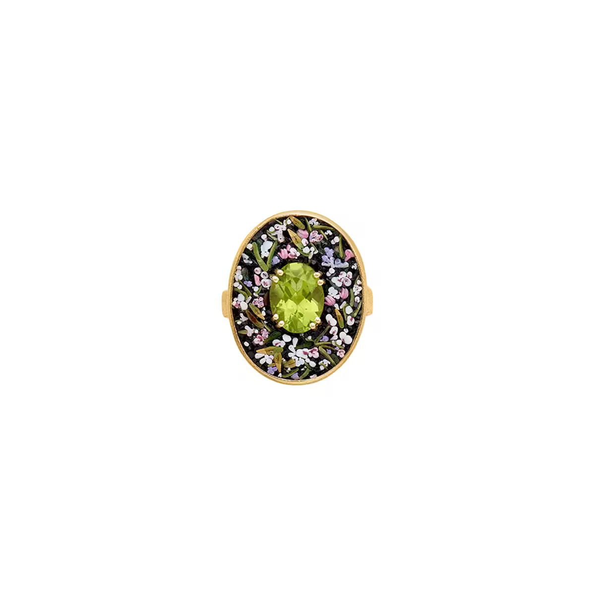 White Garland Ring