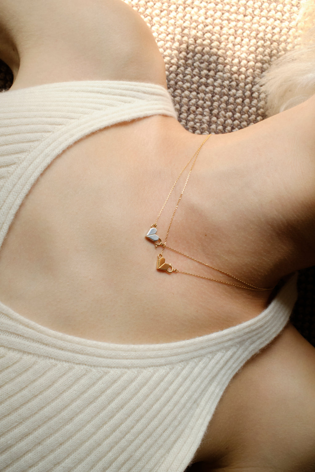 Origami Heart Necklace 01 Mix