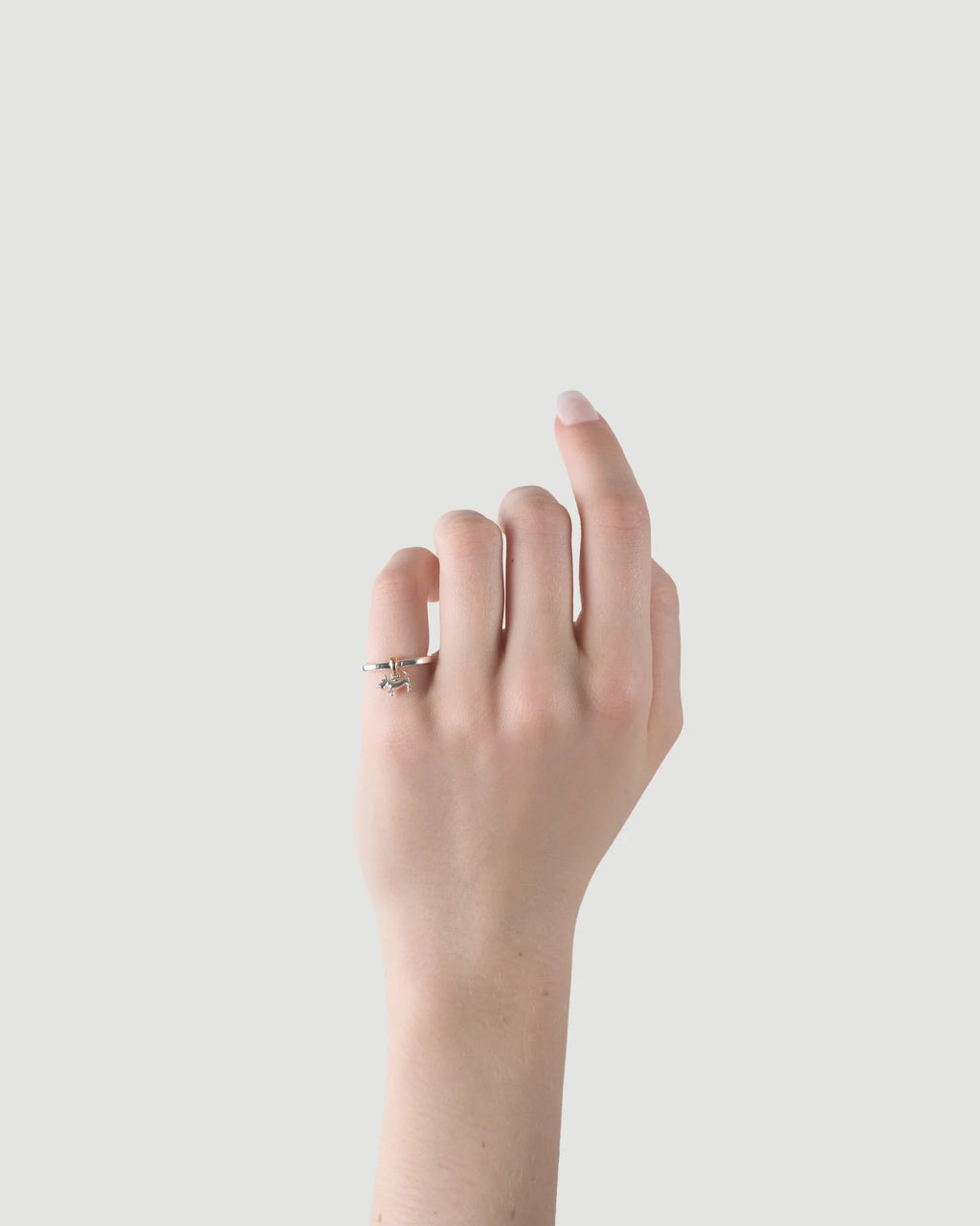 Schnauzer Heart Ring