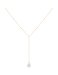 Tear Lariat Necklace